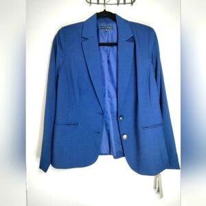 Napa Valley (Size 8) Navy Blue Double Button Front Fully Lined Blazer (NEW-NWT)